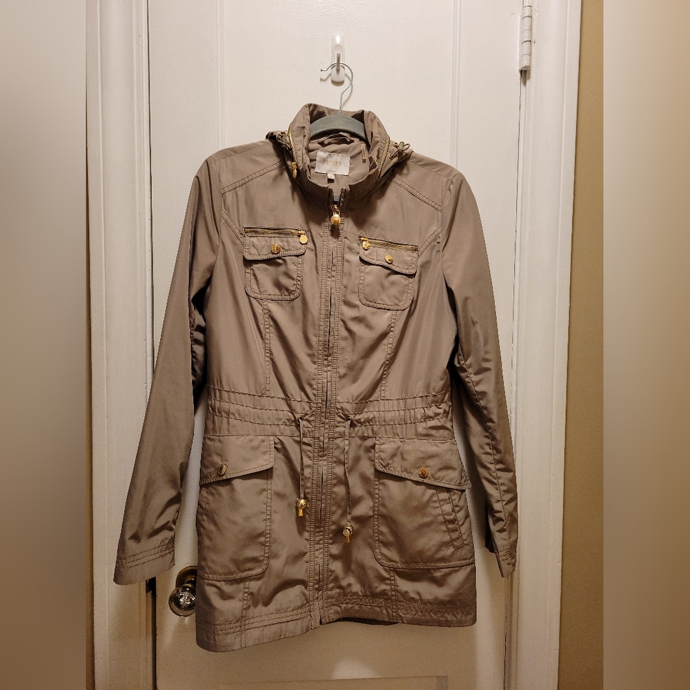 Laundry by Shelli Segal Women's Beige Fall/Spring Jacket Size M Y2k Style